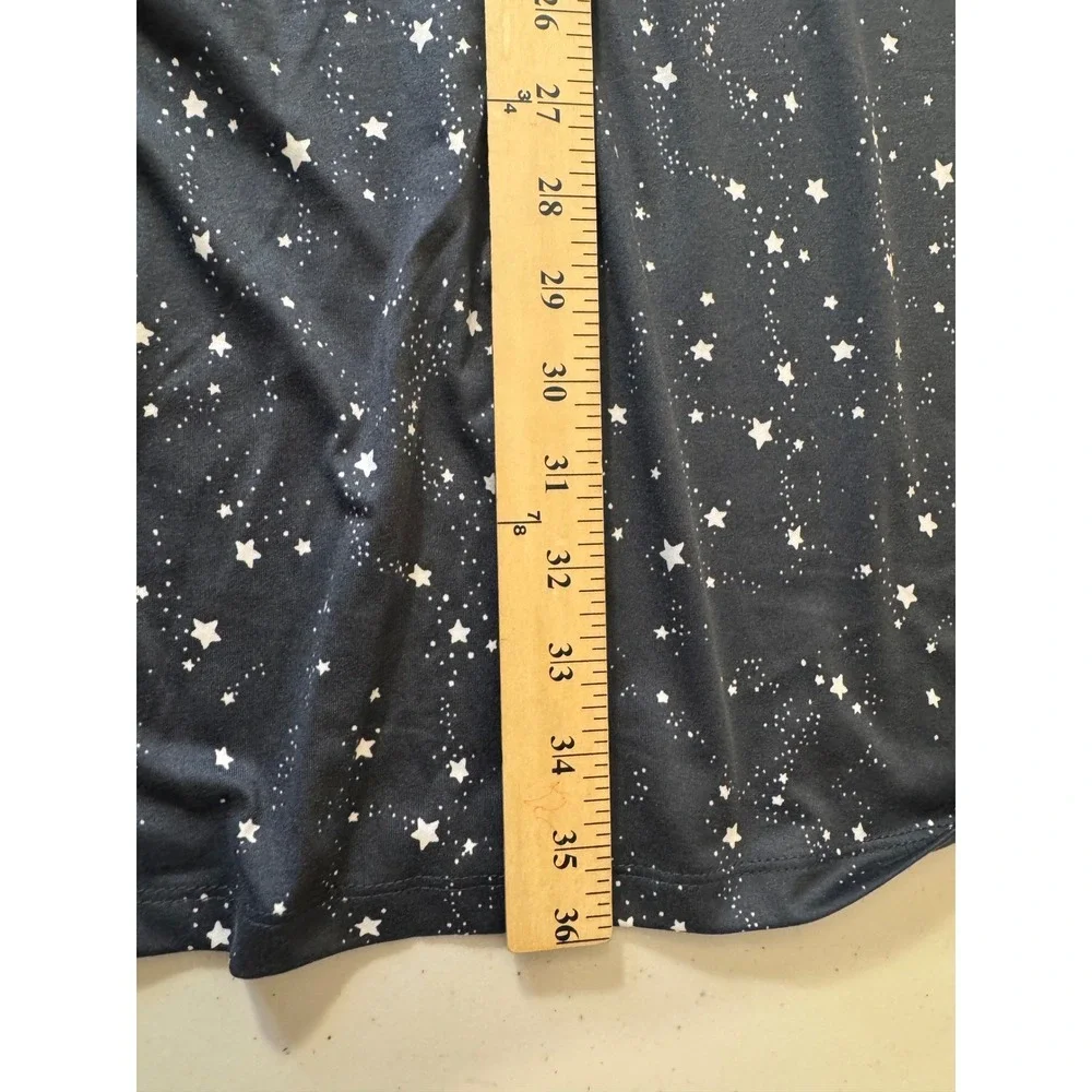 Joyspun Sleepshirt Women 2X-3X‎ Stars Dreamy Soft Pocket Nightgown NEW